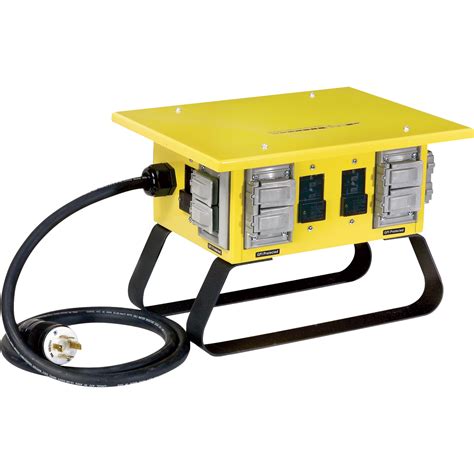 mobile power distribution box|temporary construction power distribution panel.